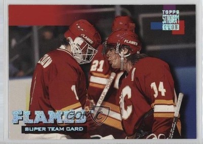1994-95 Topps Stadium Club Super Team Redemption Calgary Flames #4 0q3