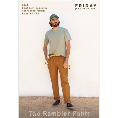 FRIDAY PATTERN CO. ''THE RAMBLER PANTS #041'' Printed Sewing Pattern