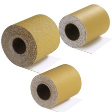 80, 180, 320 Grit PSA Longboard Sandpaper Kit, 2-3/4 inches x 5 yards, gold