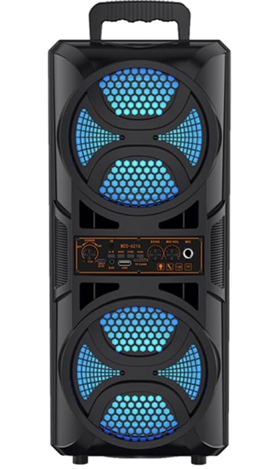 Bluetooth-Compatible Speaker Portable Speaker with Double Subwoofer Deep Bass