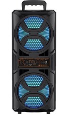 Bluetooth-Compatible Speaker Portable Speaker with Double Subwoofer Deep Bass