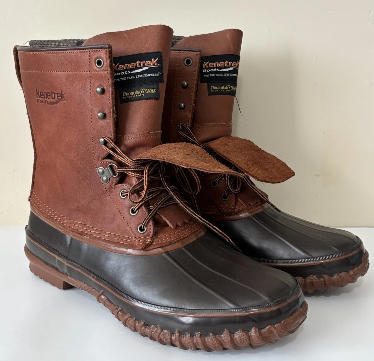Bottes Tactiques Kenetrek Hard – Homme, Taille 7.5, Cuir, Imperméables, Windtex