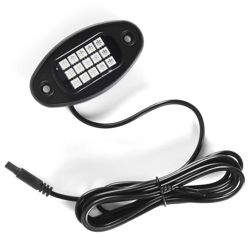 8Pods RGB LED Rock Light Kit Underglow Wheel Light Fit Dodge Ram 1500 2500 3500 - Image 4 of 4