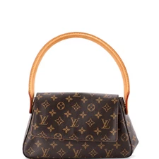 Louis Vuitton Looping Handbag Monogram Canvas Mini