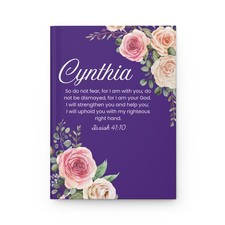 Inspirational Floral Journal  Hardcover Notebook, Faith Journal, Gift for Her,