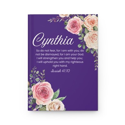 Inspirational Floral Journal | Hardcover Notebook, Faith Journal, Gift for Her,