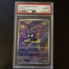 Pokemon Temporal Forces Gastly 177/162 Illustration Rare Holo PSA 10 GEM MINT