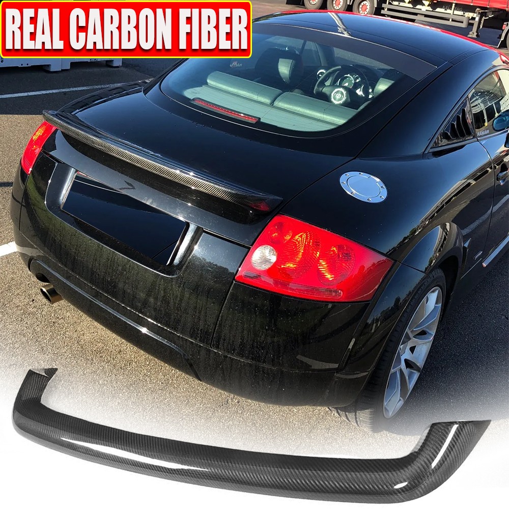 Audi TT カーボンリアスポイラー REAL CARBON Rear Trunk Spoiler Wing For Audi TT Mk1 Type 8N TT