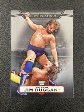 2010 Topps Platinum WWE #39 Hacksaw Jim Duggan Wrestling