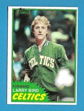 1981-82 Topps #4 LARRY BIRD HOF Boston Celtics 2nd yr card NM    (#b2d)