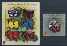 LT11587 Guinea insetti insetti flora farfalle fogli MNH