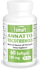 Supersmart Annatto Tocotrienols 100mg per Day (DeltaGold Vitamin E) -... 