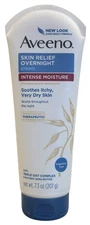 Aveeno Skin Relief Overnight Moisturizing Cream 7.3 oz Triple Oat Complex