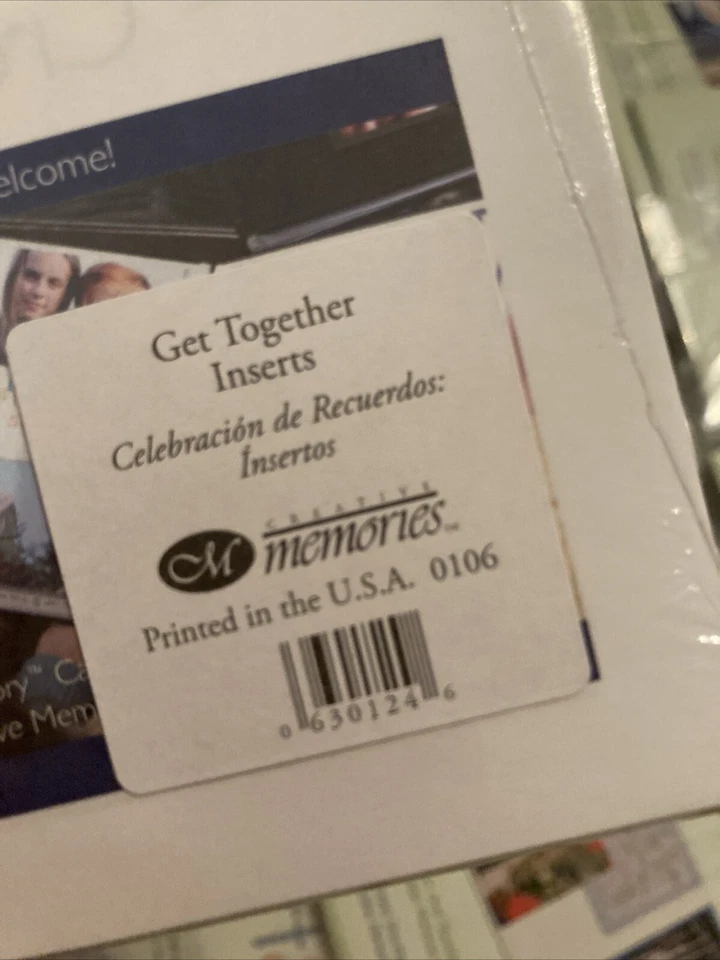 Creative Memories Get Together Lote Insertos 4 Tarjetas de Cuento Corto Álbum de Recortes Manualidades Foto 4 de 4