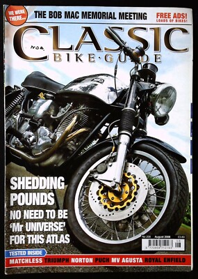 Classic Bike Guide No.208 August 2008 mbox279 Shedding Pounds