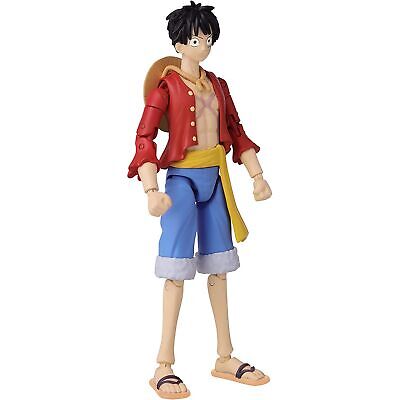 One Piece Monkey D. Luffy w/ Straw Hat - 6.5 Action Figure Bandai Anime  Heroes