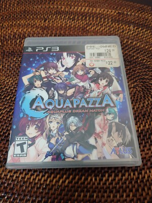 Jeu PS3 AquaPazza AquaPlus Dream Match Version Japonaise - Très Bon état, Région Free, Sortie 2011