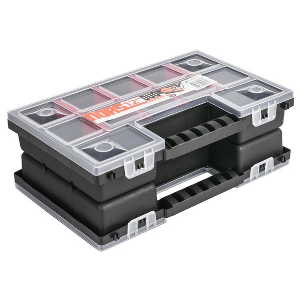 Sortimentskasten Kunststoff Sortimentsbox NORS12DUO Rot Sortierbox-image