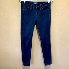 Women's Lucky Brand Charlie Skinny Dark Wash Denim Jeans Sz 2/26 Low Rise