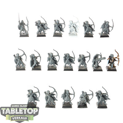 Wood Elf Realms - 18 x Wood Elf Glade Guard - teilweise bemalt