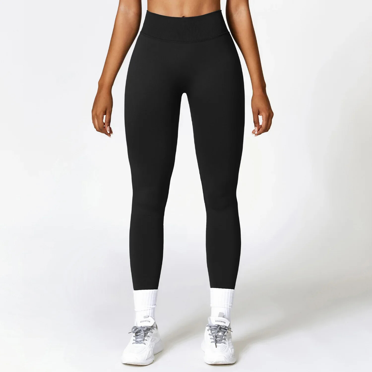 Sexy Pantalones Sin Costuras Sgrunch Legging Elevaciones Botón Deportivo Mujeres Gimnasio Fitness Leggings