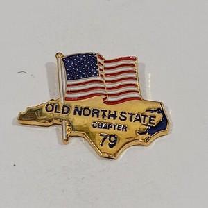 Telephone Pioneers Of America Old North State Metal Enamel Lapel pinback