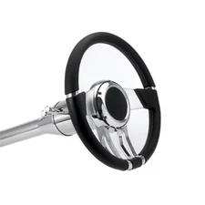 Flaming River FR20150 Black Waterfall Steering Wheel