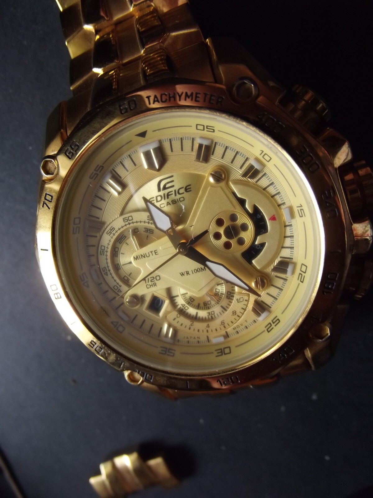 EDIFICE Gold (Tone) CASIO Watch Not Running (Battery?) Boxed eBay