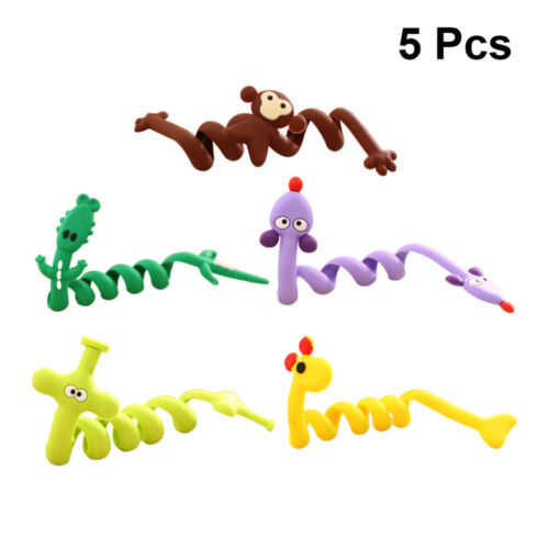  5 PCs Phone Earpiece for Cell Computer Cable Organizer Animal - Afbeelding 1 van 12