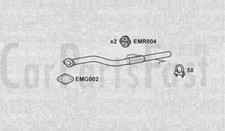 Auspuff Flex & Link Rohr Fiat Bravo 1.2 Benzin Hatchback 11/2000 Zu 04/2002