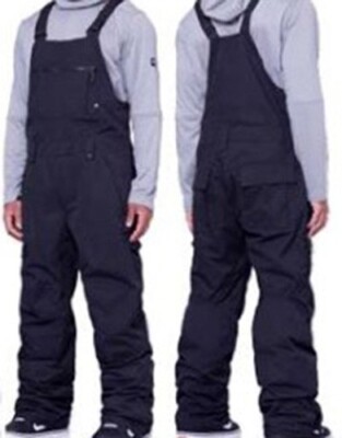 686 Men Hot Lap Insulated Bib (M) Black M2W211-BLK | eBay