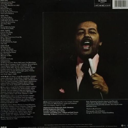 Billy Eckstine-Mister B And The Band Vinyl LP Double Album.1985 Savoy WL70522(2) - Picture 2 of 7