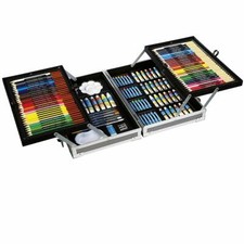 Artist’s Loft Media Art Set Aluminum Case 126 Pieces All-in-One Kit Art Supplies