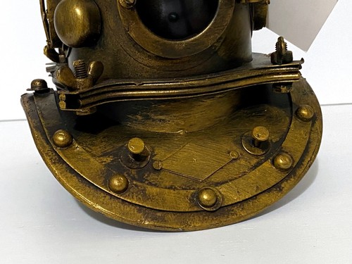 7" Replica Antique Style Deep Sea Scuba Diving Helmet Nautical Home-Office Decor - Picture 4 of 6