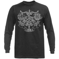 Libra Zodiac Sign Horoscope Astrological Graphic Long Sleeve