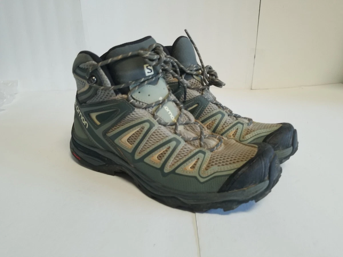 SALOMON X ULTRA GORETEX CONTRAGRIP ORTHOLITE HIKING BOOTS Women s