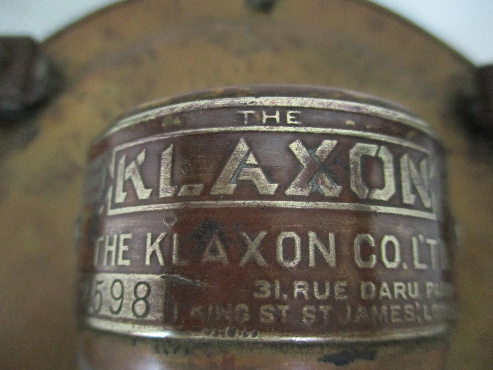   KLAXON  "AWOOGA"  horn  Bentley, Jaguar, Rolls-Royce, Aston Martin Lagonda 