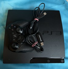 Sony PlayStation 3 Slim Console 160GB USA w/ Controller, Charger, and HDMI Cord