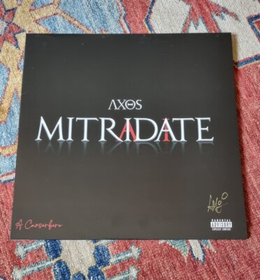 AXOS MITRIDATE VINYL LP HANDSIGNIERT Lazza Lanz Khan Jack The Smoker Nero