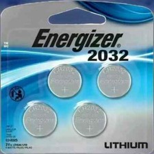 Lot of 4 Energizer ECR2032 Genuine Fresh Date CR2032 2032 Lithium 3V Batteries