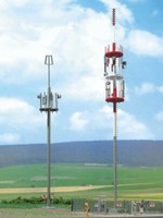 Busch 1021 Mobilfunkmasten 2 StüCk Funkmast H0 Bausatz Neu