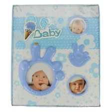 Photo Album Photobook Cherished Memories Gift Fits 80 4"x 6" - Happy Baby Blue