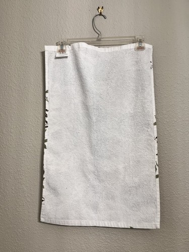 Kitchen Dish Hand Towel White Fall Pumpkins Leaves 100% Cotton Autumn Harvest - Picture 2 of 19