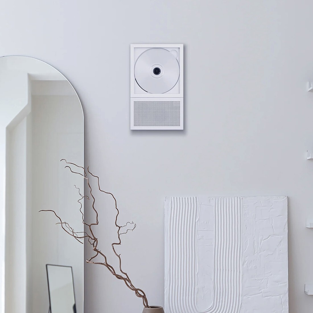 km5 Instant Disk Audio-CP2 ホワイト Amazon.com: km5 Bluetooth CD Player Instant Disk Audio CP2