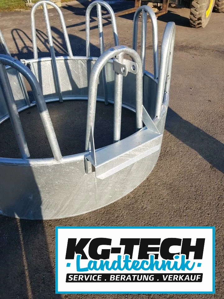 Raufe Futterraufe Rundraufe 9 Fressplätze Palisadenfressgitter - Bild 3 von 3