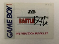 Battle Bull GameBoy Nintendo Instruction Manual Only