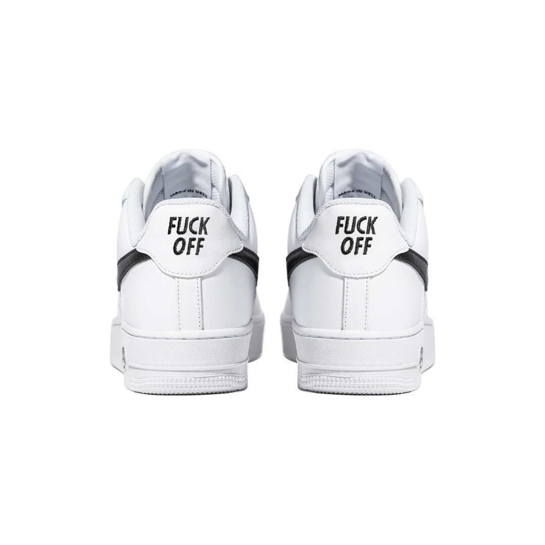 ineverheardofyou F*ck Off AF1 Air Force 1 Size US 10 - Confirmed
