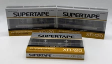 3 New Realistic SUPERTAPE XR-120 Super High Fidelity Cassette Tape Cat No 44-923