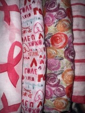 Multicolored Scarves For Ladies Lightweight Colorful Uplift Add A Pop Lot Of 4
