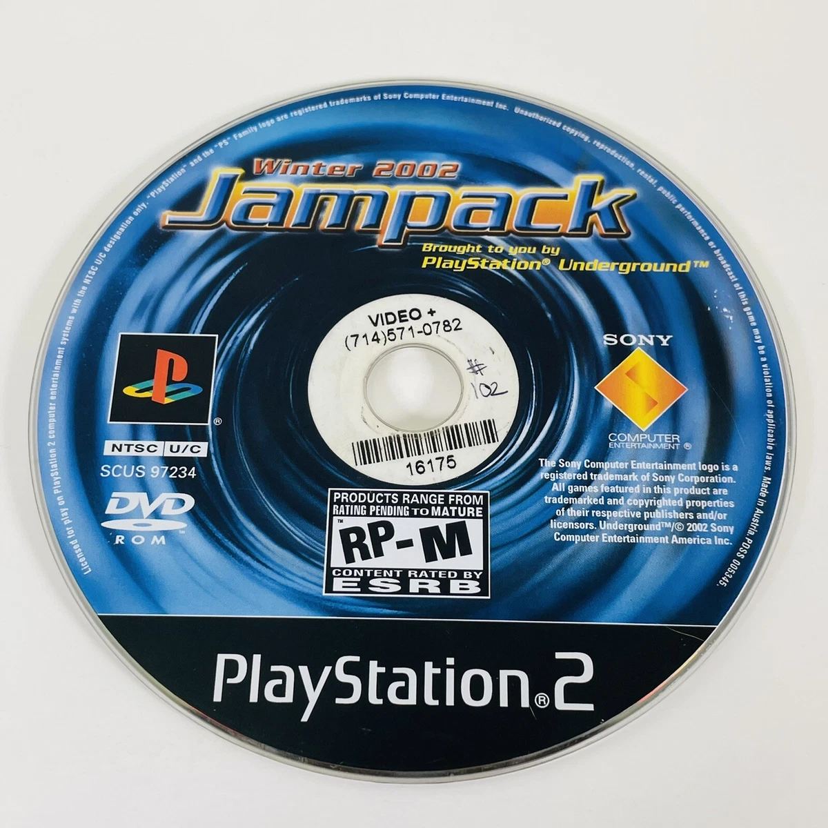 PlayStation Underground Jampack -- Winter 2002 (Sony PlayStation 2